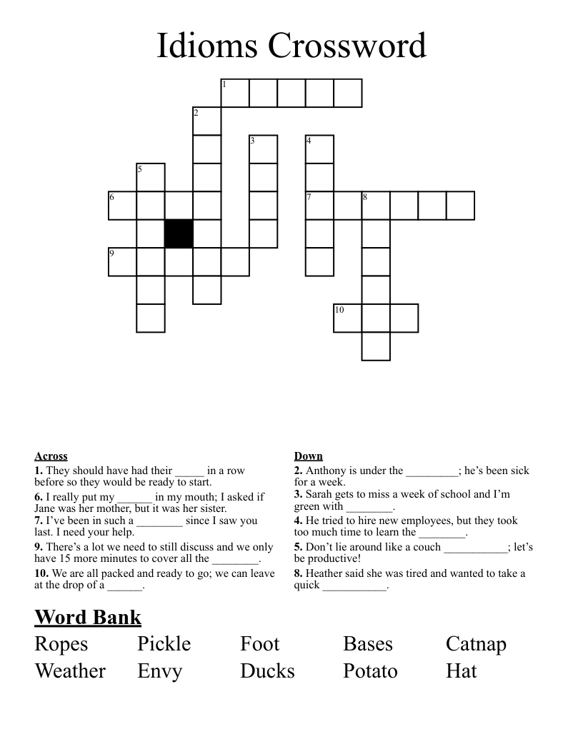 idioms crossword wordmint in christmas idioms crossword puzzle Idioms Crossword - Wordmint in Christmas Idioms Crossword Puzzle