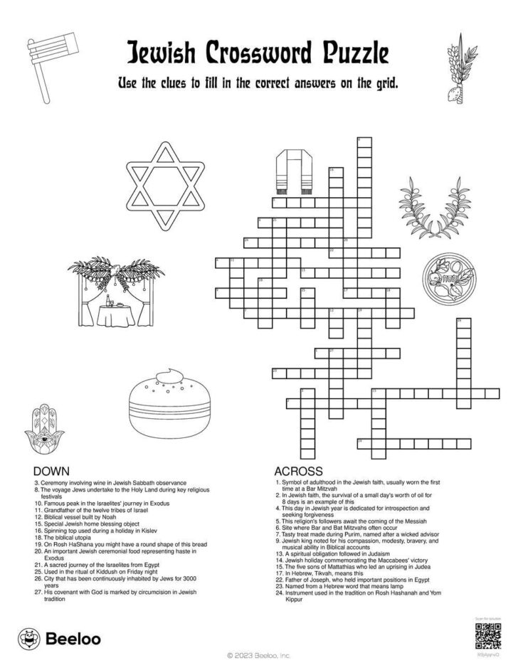 Christmas Eve Cuisine For Jews Crossword