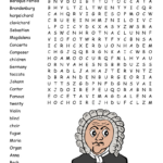 Johann Sebastian Bach Word Search   Wordmint Inside Christmas Oratorio Composer Crossword Clue
