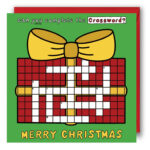 Kids Christmas Card, Christmas Crossword Puzzle Card. Christmas Intended For Christmas Greeting Crossword Clue