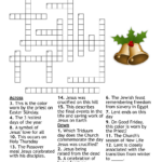 Kids Christmas Crossword   Wordmint With Regard To Easter Or Passover But Not Christmas Crossword