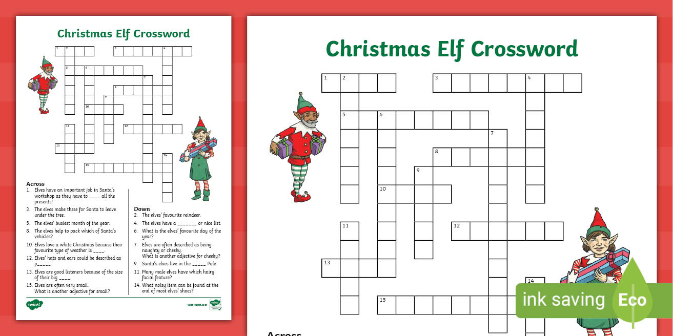 ks2 christmas elf crossword pertaining to christmas elf crossword answers Ks2 Christmas Elf Crossword pertaining to Christmas Elf Crossword Answers