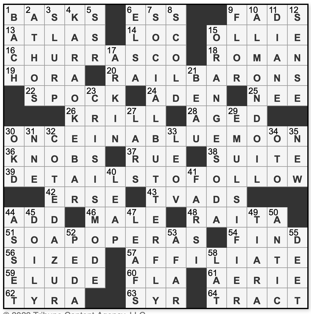 L.a.times Crossword Corner: Saturday, September, 9, 2023David Karp intended for He&amp;amp;#039;s Up Each Christmas Crossword Clue