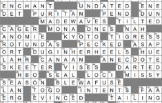 La Times Crossword 21 May 23, Sunday – Laxcrossword with The Twelve Days Of Christmas Musicians Crossword Clue