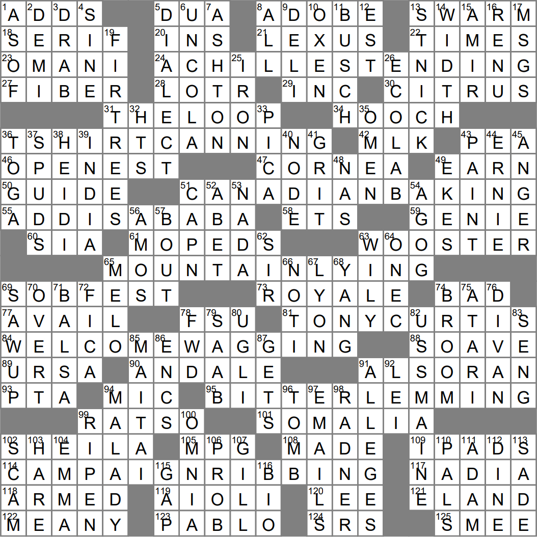 la times crossword 5 mar 23 sunday laxcrossword intended for christmas tide for life039s building blocks crossword clue La Times Crossword 5 Mar 23, Sunday - Laxcrossword intended for Christmas Tide For Life's Building Blocks Crossword Clue