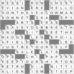 La Times Crossword 6 Sep 23, Wednesday   Laxcrossword In Christmas In Cremona Crossword