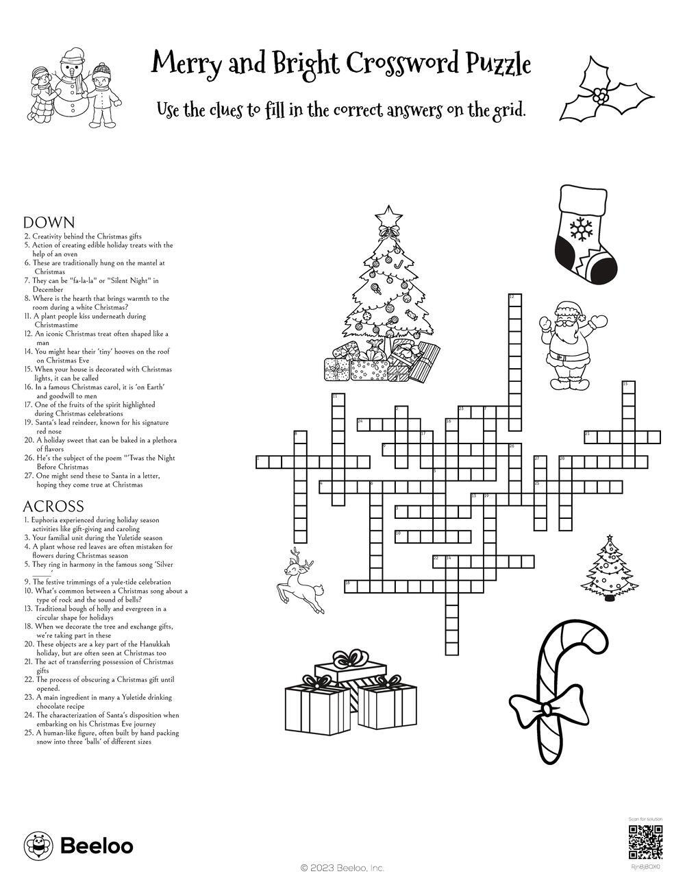 merry and bright crossword puzzle beeloo printable crafts and with christmas photo action crossword Merry And Bright Crossword Puzzle • Beeloo Printable Crafts And with Christmas Photo Action Crossword