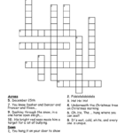 Merry Christmas!! And A Happy New Year!! Crossword   Wordmint With Regard To Christmas Crossword Middle School