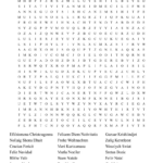 Merry Christmas" Around The World Word Search   Wordmint Inside Christmas Around The World Crossword Puzzle