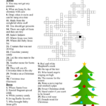 Merry Christmas Crossword   Wordmint Pertaining To Merry Christmas Complete The Crossword Below