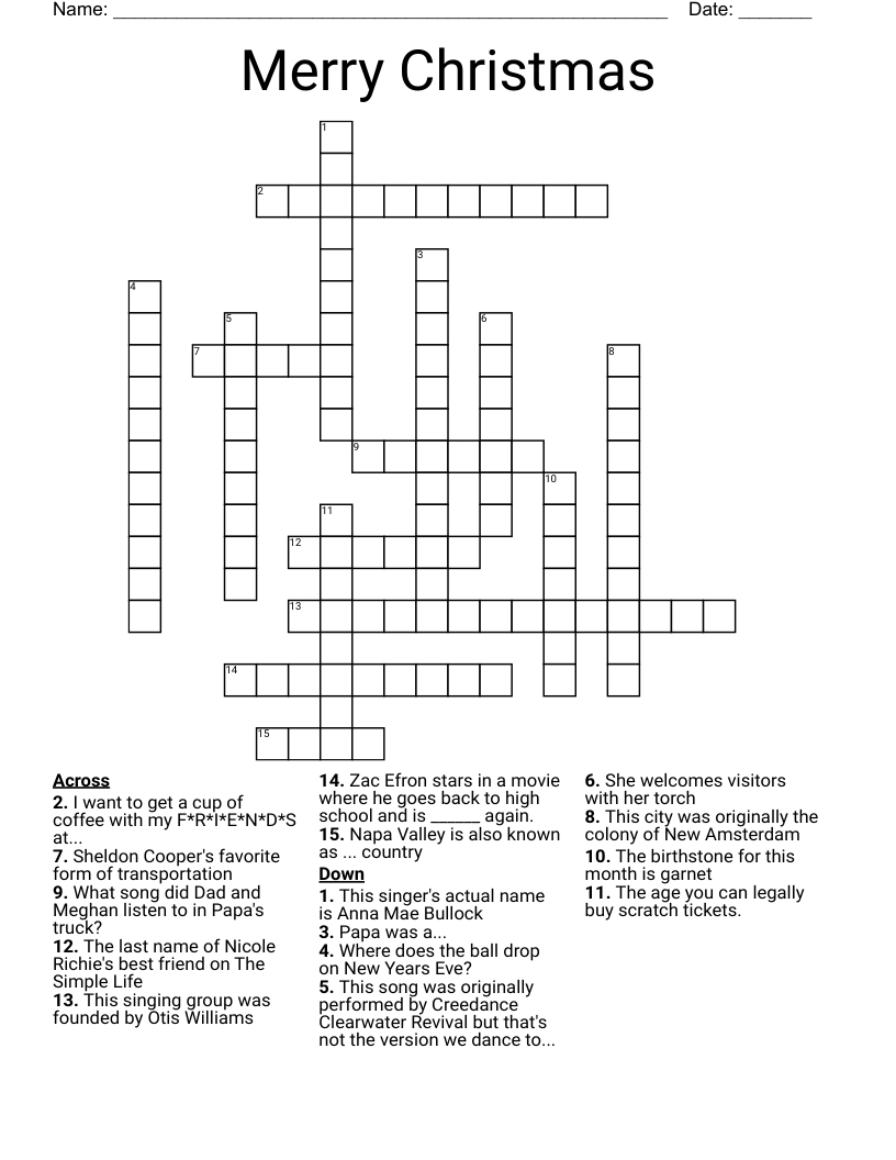 merry christmas crossword wordmint regarding listen to christmas carols crossword Merry Christmas Crossword - Wordmint regarding Listen to Christmas Carols Crossword