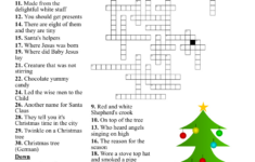 Merry Christmas Crossword – Wordmint within Christmas Season Crossword Clue 4 Letters