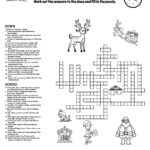 Merry Crossword • Beeloo Printable Crafts And Activities For Kids For Christmas Tree Often Crossword