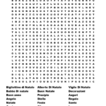 Natale Trovare Una Parola Word Search   Wordmint Throughout Italian Name For Christmas Crossword