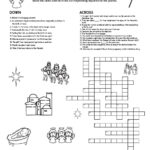 Nativity Themed Crossword Puzzles • Beeloo Printable Crafts And For The Christmas Story Crossword Puzzle