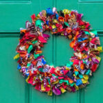 One Of Scotland'S Most Festive Streets Dressed Up With Amazing With Regard To Christmas Wreath Material Crossword