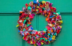 One Of Scotland'S Most Festive Streets Dressed Up With Amazing with regard to Christmas Wreath Material Crossword
