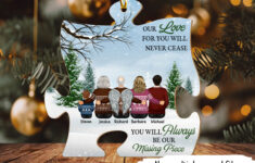 Personalized Wooden Puzzle Ornament - Etsy for Carved Figurine Popular Around Christmas Crossword