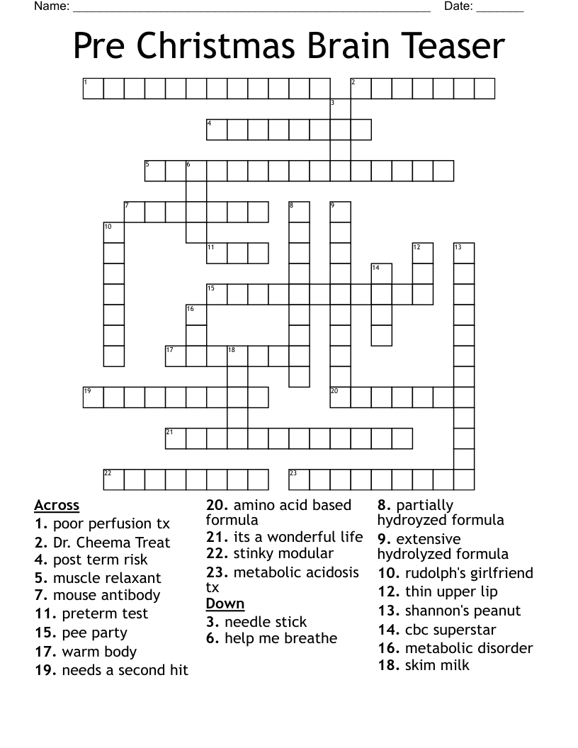 pre christmas brain teaser crossword wordmint regarding post christmas event crossword clue Pre Christmas Brain Teaser Crossword - Wordmint regarding Post Christmas Event Crossword Clue