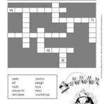 Printable Christmas Crossword Puzzle   A To Z Teacher Stuff With Christmas Crossword With Word Bank
