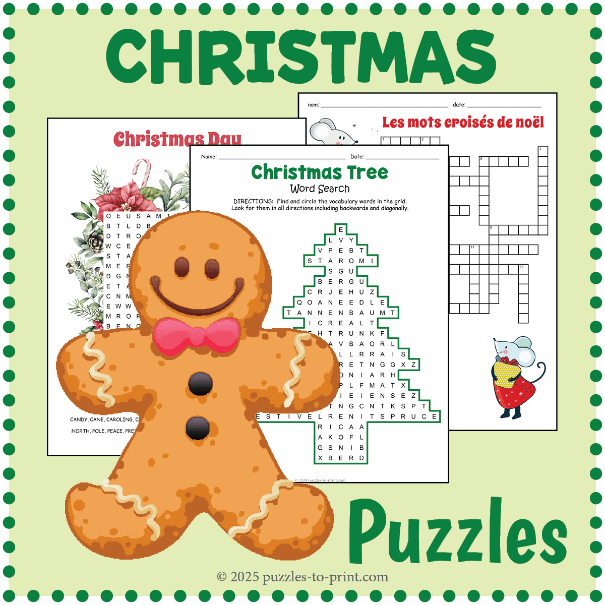 Printable Christmas Puzzles within Christmas Crossword Games Online