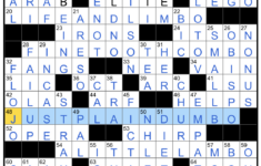 Rex Parker Does The Nyt Crossword Puzzle: "___ A Lot!" (Dracula'S pertaining to Bit Of Christmas Morning Detritus Nyt Crossword