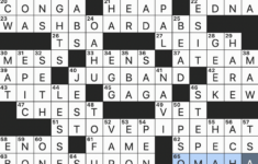 Rex Parker Does The Nyt Crossword Puzzle: Blue-Skinned Race In pertaining to Emmet Band Christmas Crossword Answers