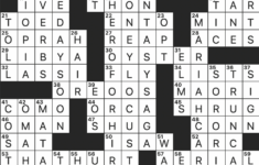 Rex Parker Does The Nyt Crossword Puzzle: Crushed-Ice Dessert With in Last Christmas Pop Duo Nyt Crossword