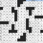 Rex Parker Does The Nyt Crossword Puzzle: January 2023 With Regard To Christmas Entrees Nyt Crossword