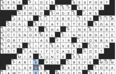 Rex Parker Does The Nyt Crossword Puzzle: Rhyming Toys With in Felt In The Christmas Spirit Nyt Crossword