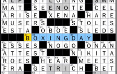 Rex Parker Does The Nyt Crossword Puzzle: Tv Warrior Princess for Santa'S Routes On Christmas Eve Nyt Crossword