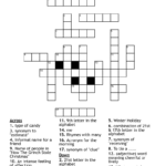 Secret Santa Hint Crossword   Wordmint For Adjective With Christmas Crossword Clue