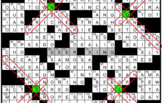 Solution To Evan Birnholz'S Dec. 22 Crossword, 'Sign Of The Times with regard to A Visit From St Nicholas on Christmas Crossword Clue