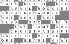 Spice Cookie Ingredient Crossword Clue Archives - Laxcrossword with Christmas Cookie Spice Crossword Clue