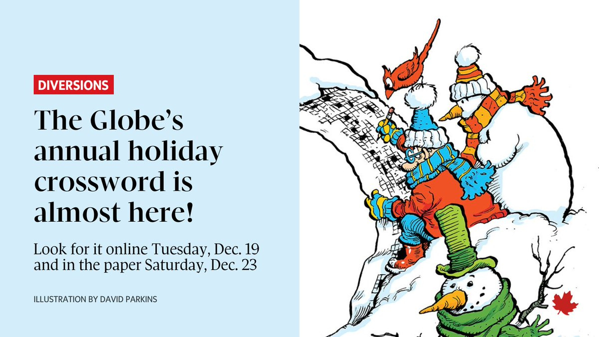 The Globe And Mail On X: &amp;quot;Do You Have What It Takes To Complete inside Globe And Mail Crossword Christmas