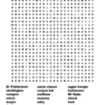 The Nightmare Before Christmas Crossword   Wordmint Inside Nightmare Before Christmas Crossword