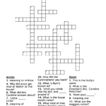 To Kill A Mocking Bird Crossword   Wordmint In Birds In A Christmas Carol Crossword