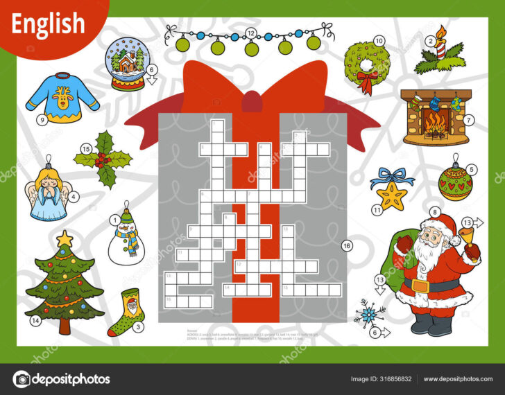 Christmas Crossword Puzzle Education.Com