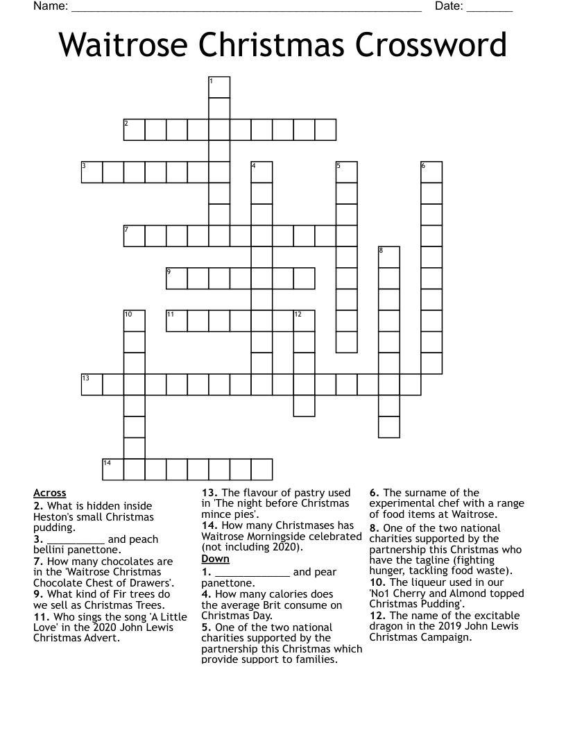 waitrose christmas crossword wordmint pertaining to popular christmas night dessert crossword Waitrose Christmas Crossword - Wordmint pertaining to Popular Christmas Night Dessert Crossword