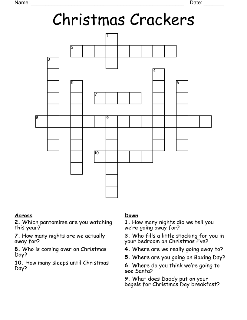 We&amp;#039;Re Going On A Bear Hunt Word Search - Wordmint throughout Christmas Crackers Crossword Clue