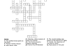 Winter Wonderland Crossword – Wordmint for Christmas Baubles Often Crossword Clue