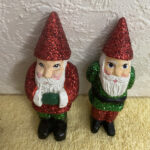 Wooden Carvings Christmas, Santa Clause, Elves | Ebay Pertaining To Carved Figurine Popular Around Christmas Crossword