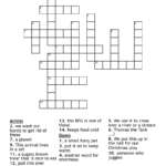 Words With The Soft 'G' Sound (G, J, Ge And Dge) Crossword   Wordmint With Regard To We Need A Little Christmas Musical Crossword