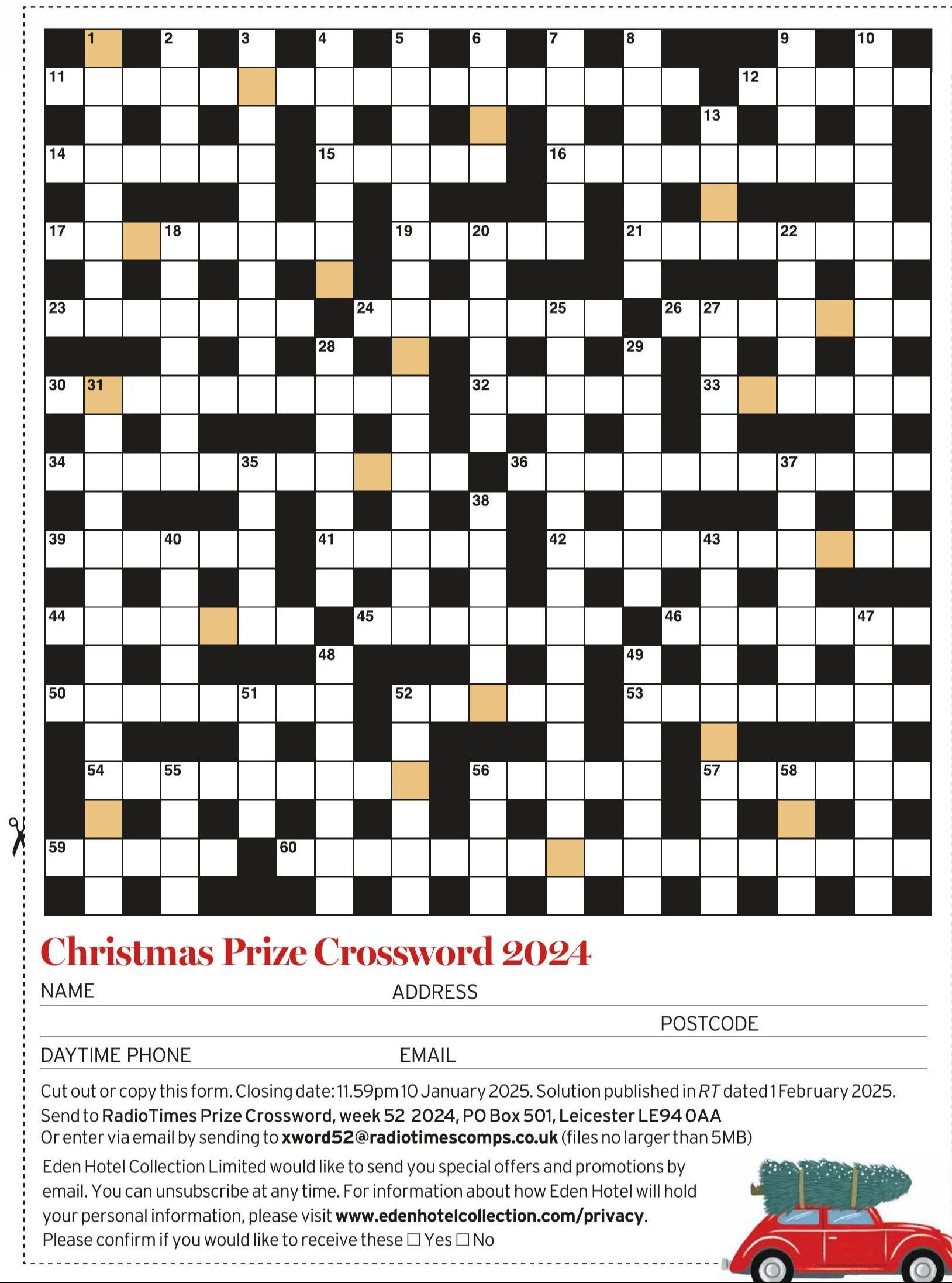 Your Christmas Puzzles - 17 Dec 2024 - Radio Times Magazine - Readly pertaining to Christmas Glitter Crossword Clue